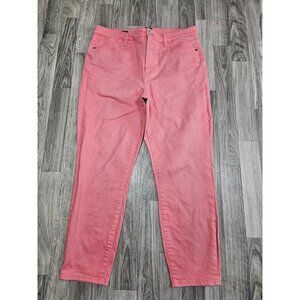 Talbots Jegging Crop Pants Womens 10 Pink Stretch Cropped Jeans Casual Comfort